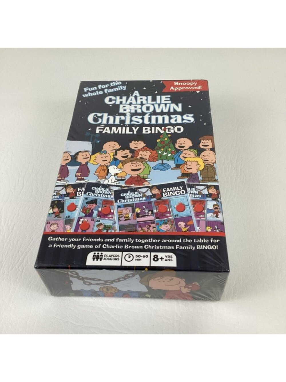 Peanuts A Charlie Brown Christmas Family Bingo Game Snoopy Approved 2019